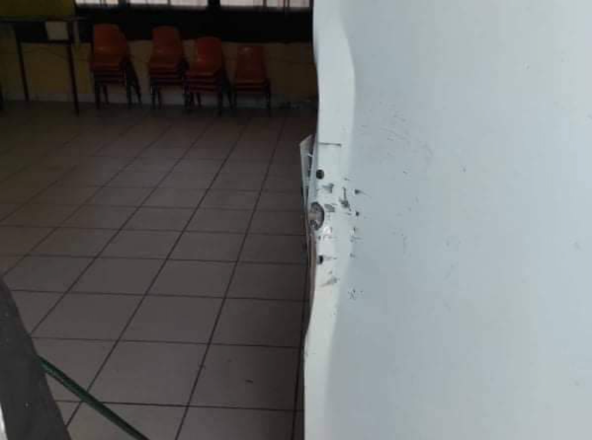 En menos de un mes sujetos desconocidos roban en escuelas de Tianguismanalco 